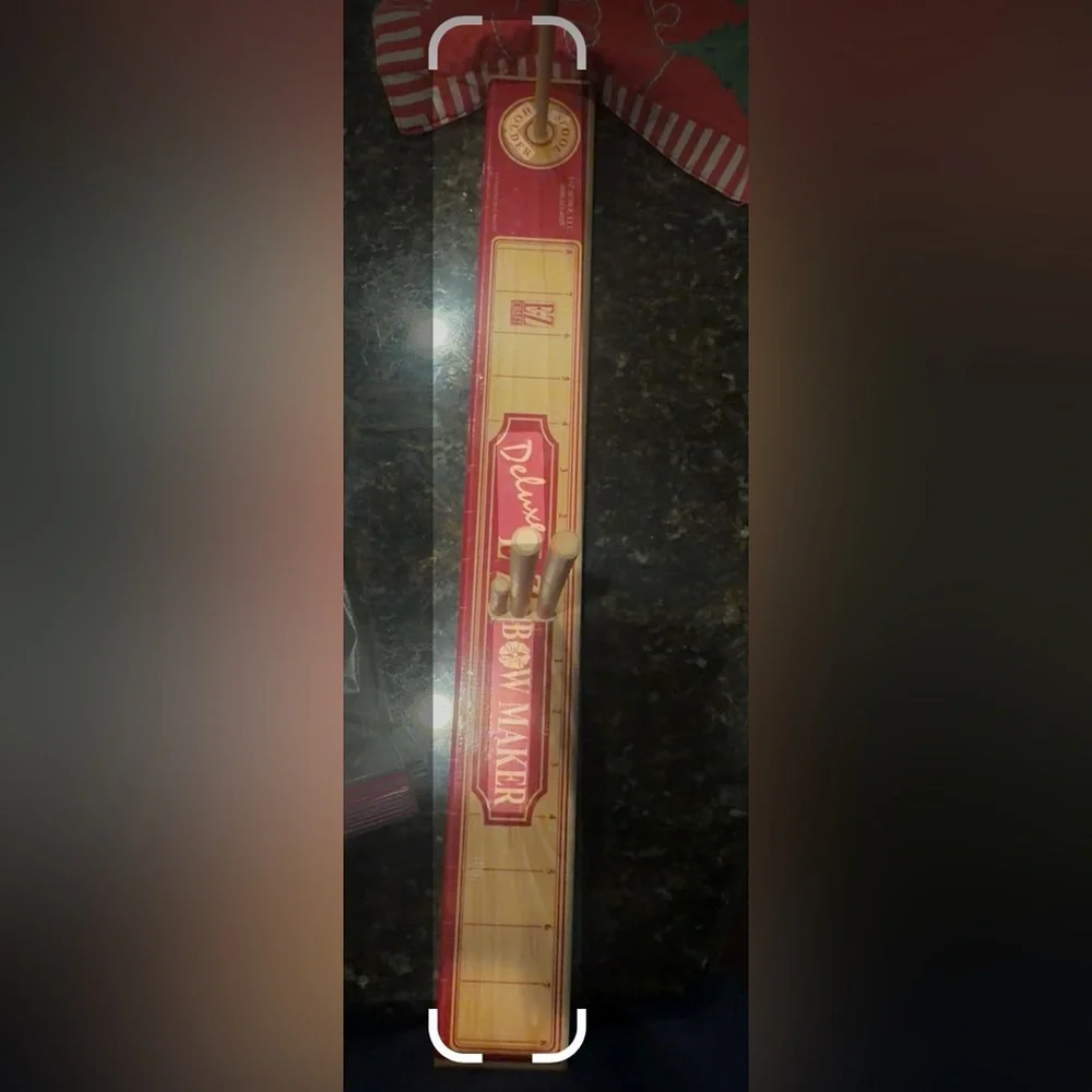 Deluxe Wooden E.Z bow maker - Red and Tan